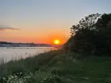 Sunset at the sea