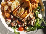 Rice with Egg and Salat