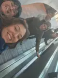 selfie with friends in the Black Dimond