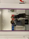 two girls in the mirror