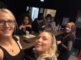 Multiple people in the bar